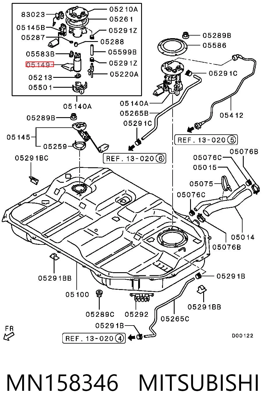 MN158346 Mitsubishi