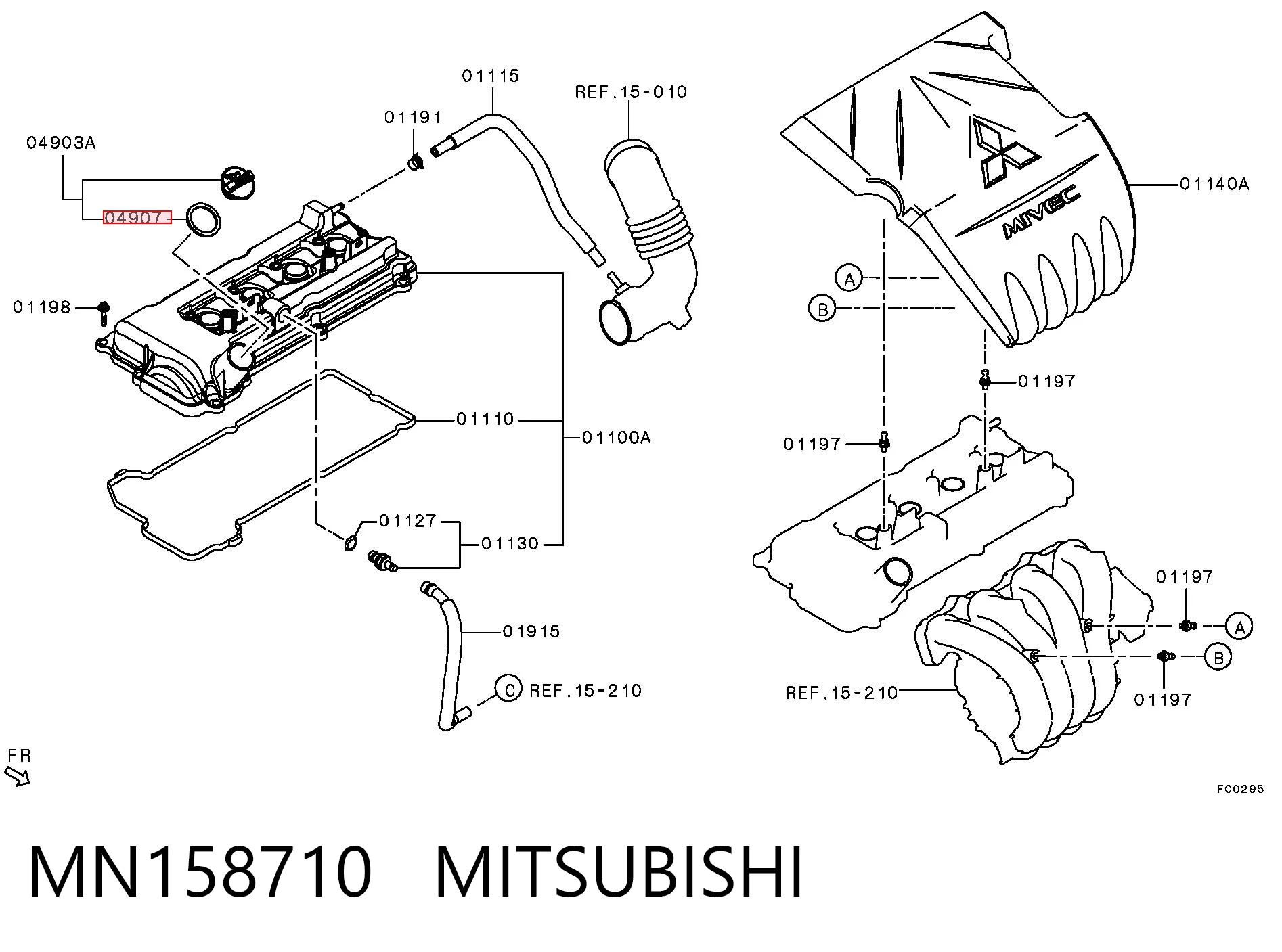 MN158710 Mitsubishi