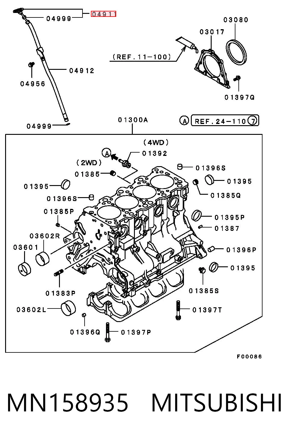 MN158935 Mitsubishi