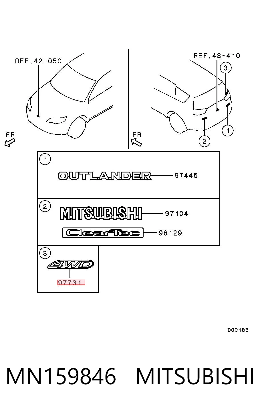 MN159846 Mitsubishi