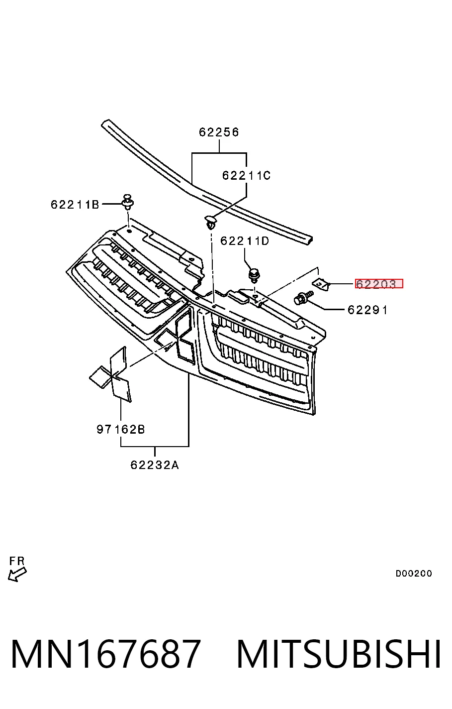 MN167687 Mitsubishi