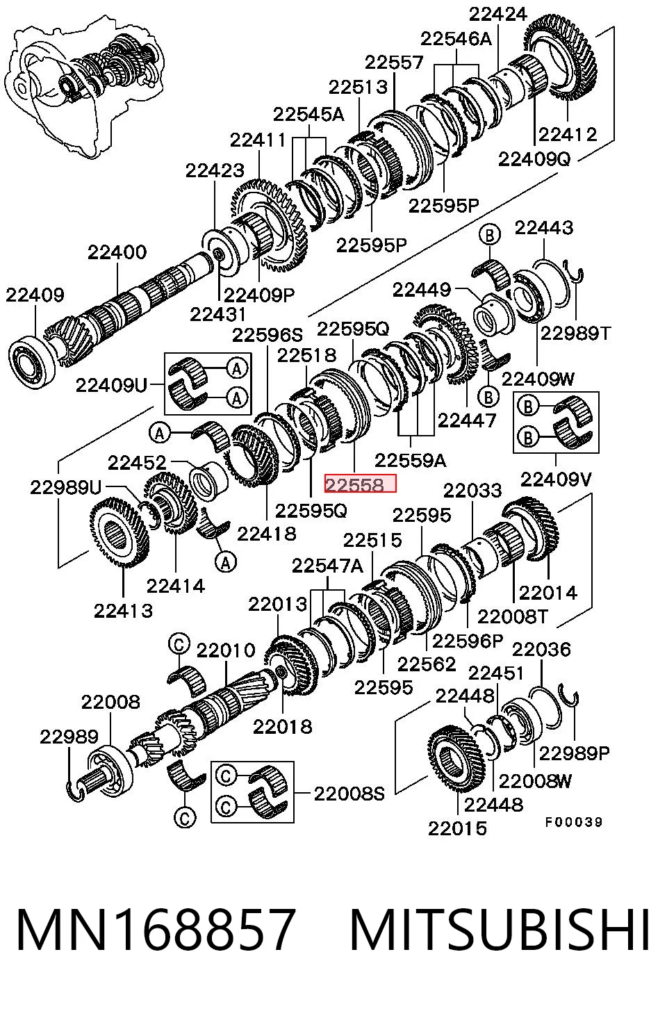 MN168857 Mitsubishi