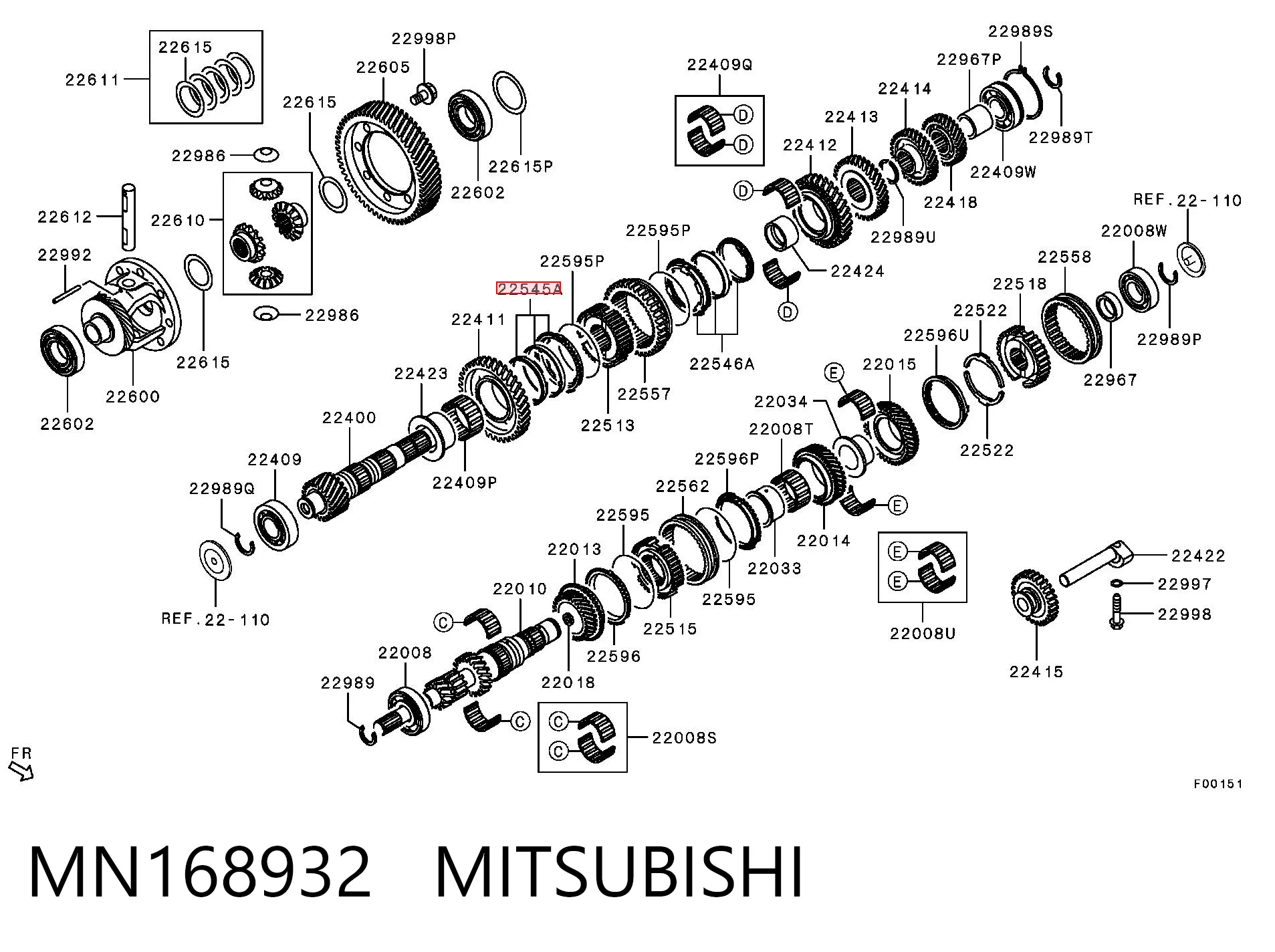 MN168932 Mitsubishi