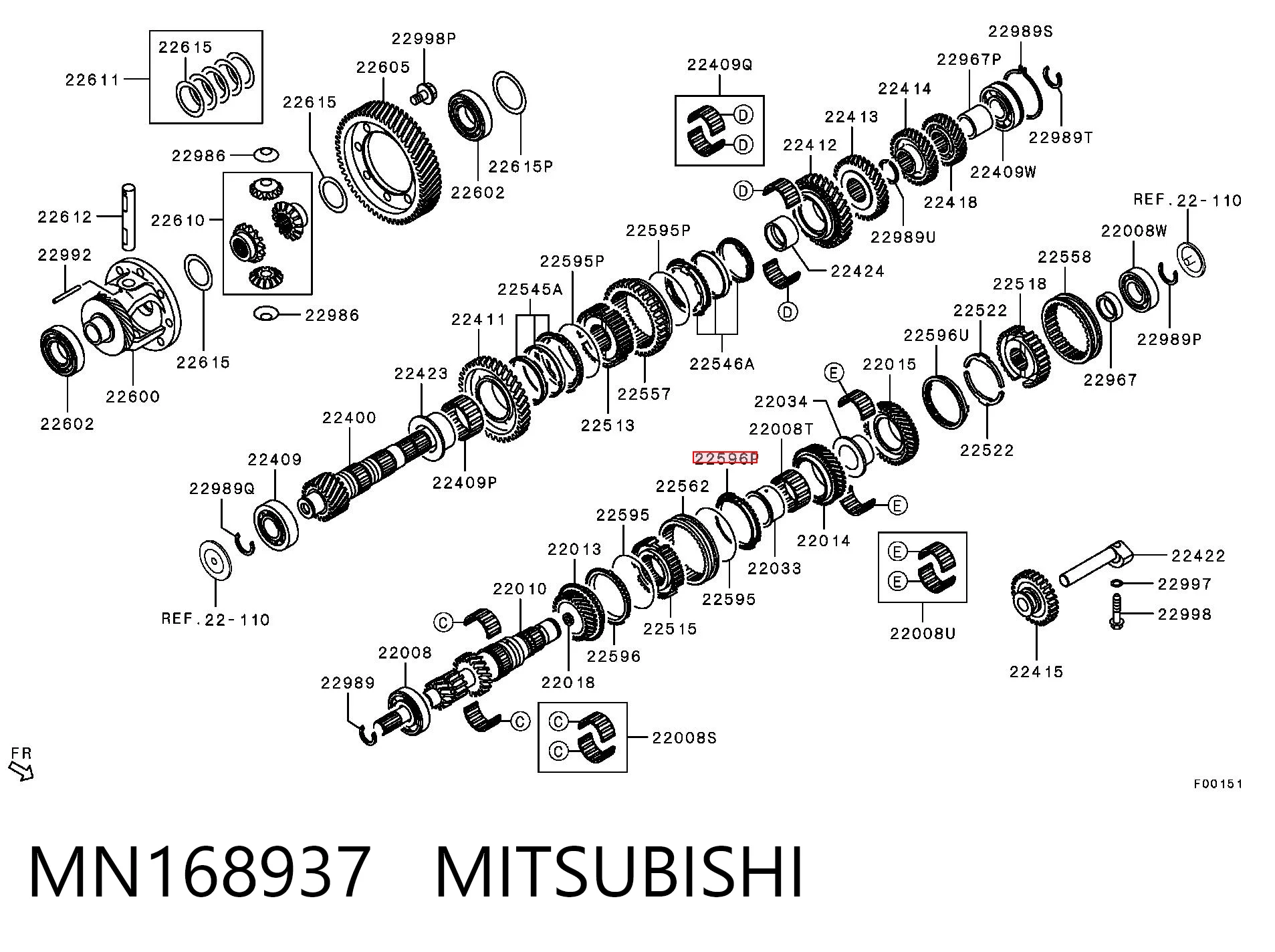MN168937 Mitsubishi