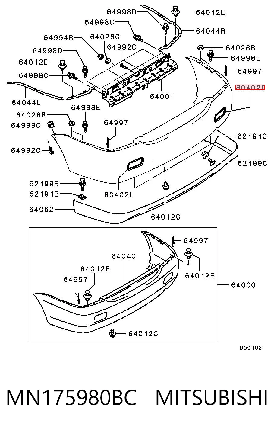 MN175980BC Mitsubishi