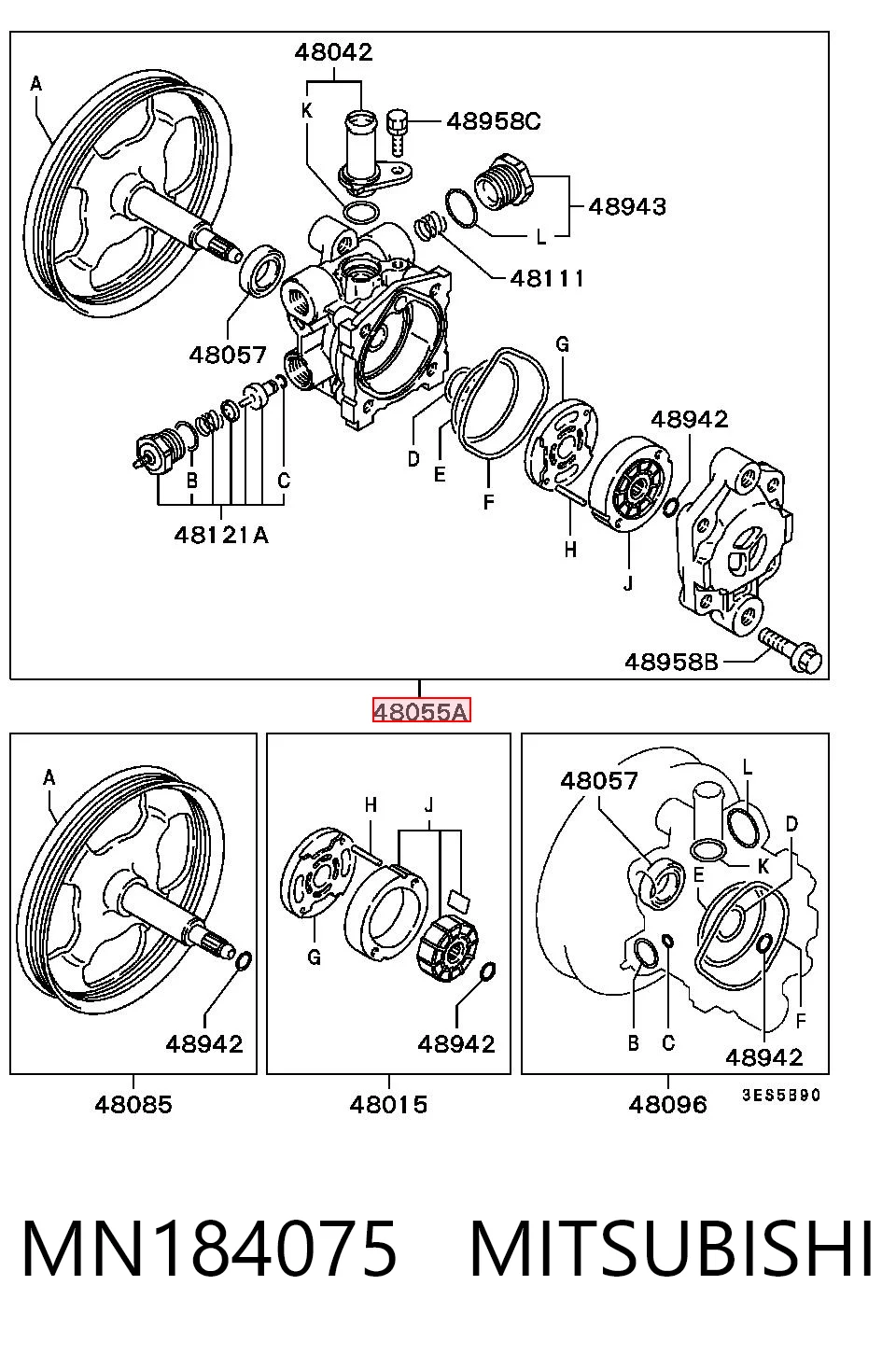 MN184075 Mitsubishi