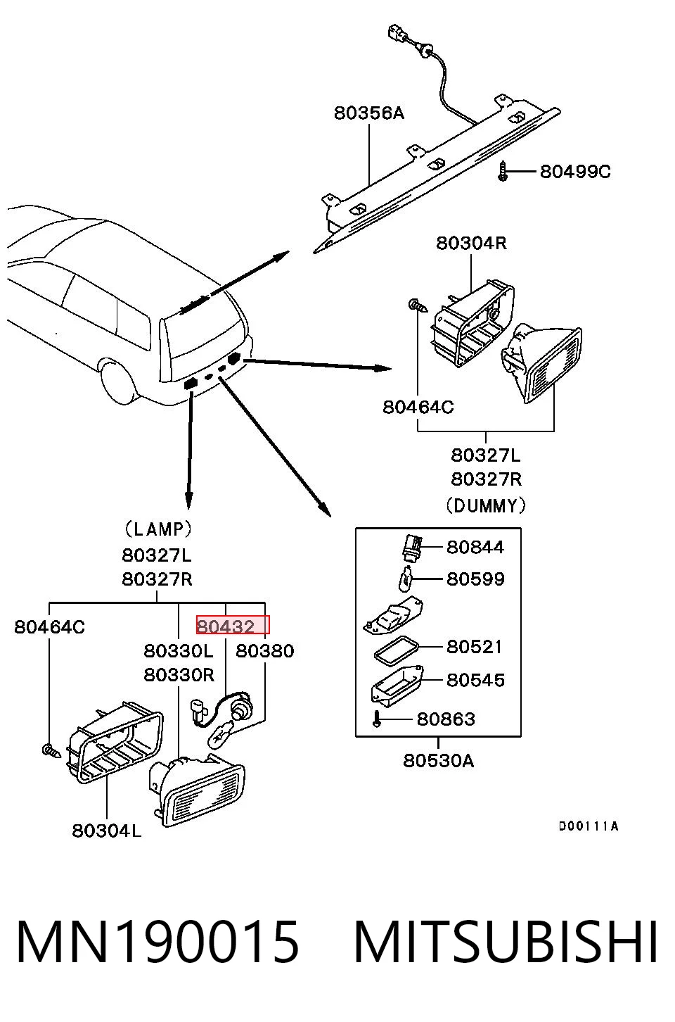 MN190015 Mitsubishi