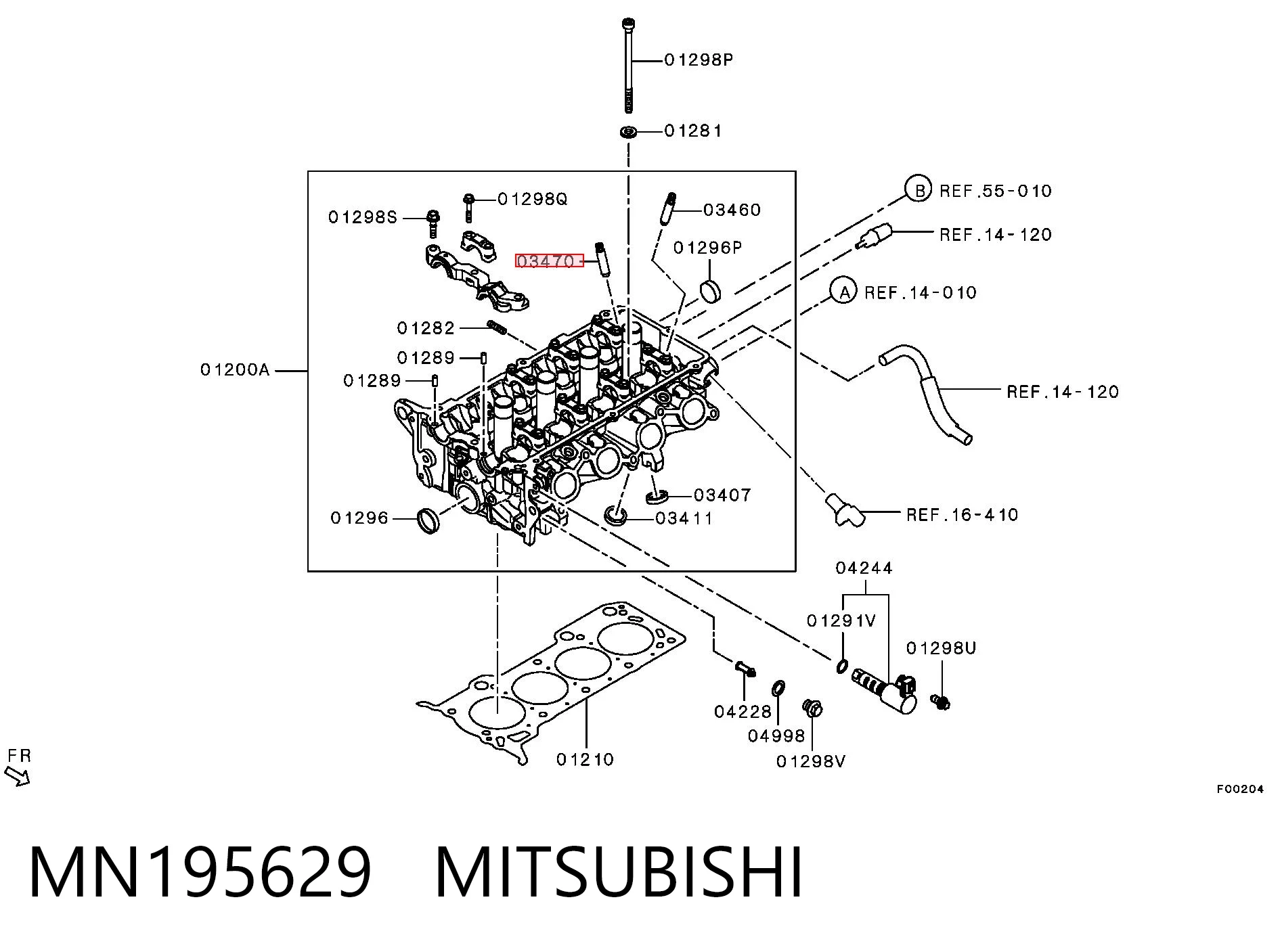 MN195629 Mitsubishi