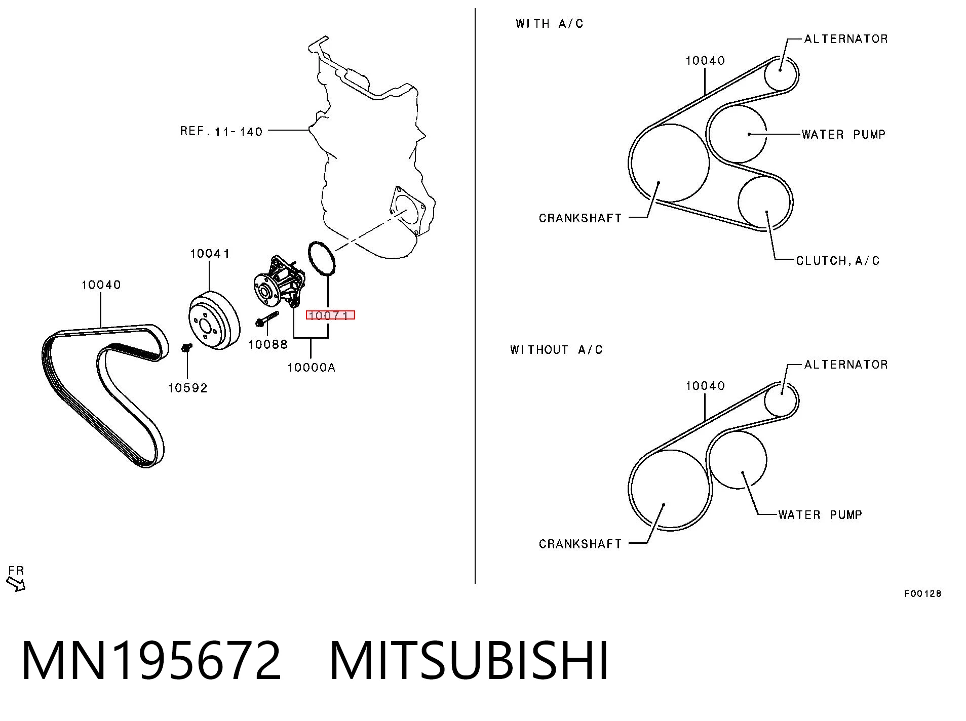 MN195672 Mitsubishi