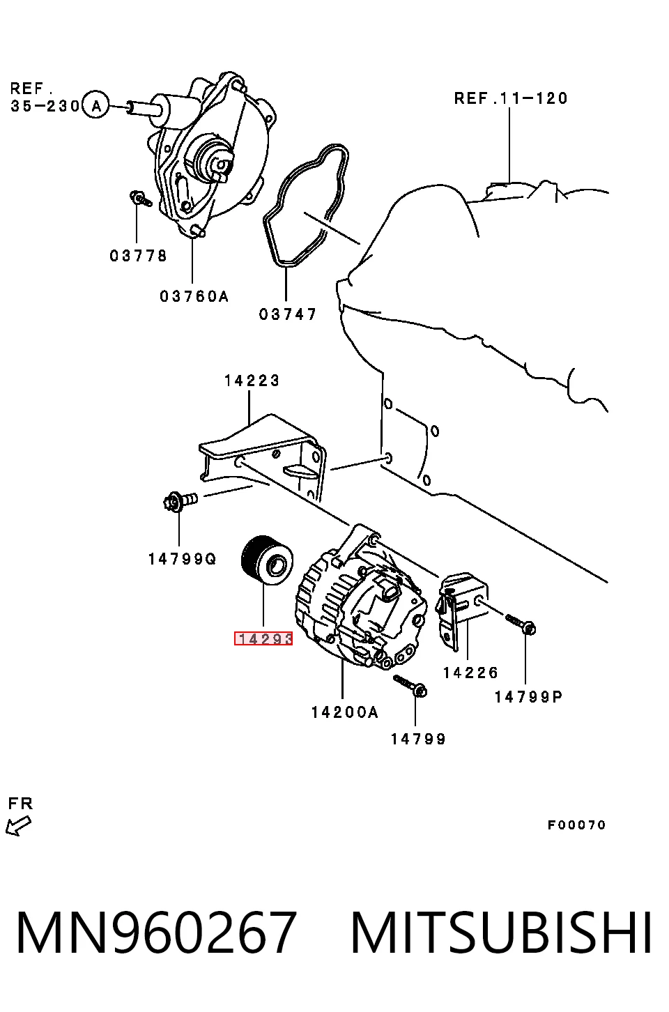 MN960267 Mitsubishi