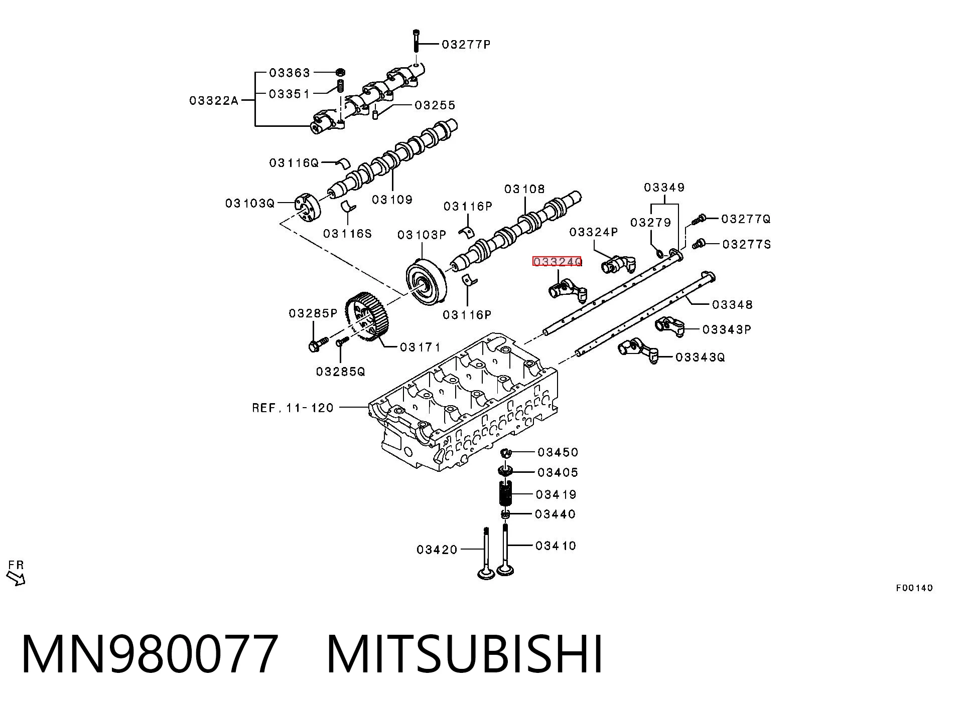MN980077 Mitsubishi