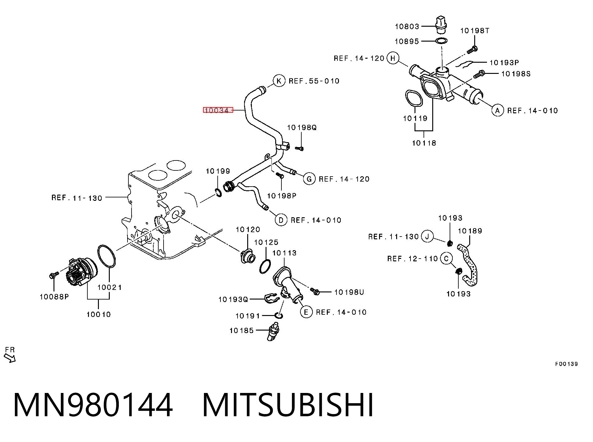 MN980144 Mitsubishi