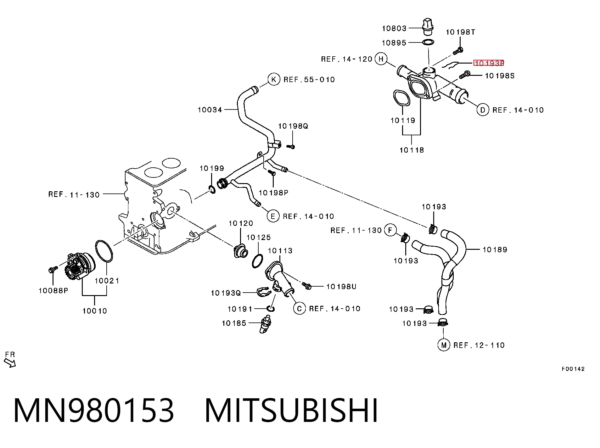MN980153 Mitsubishi