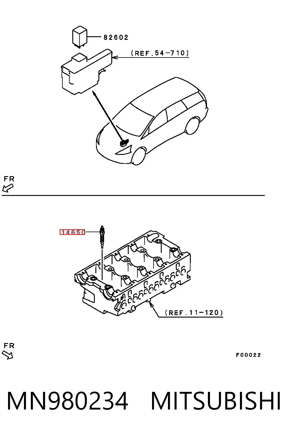 MN980234 Mitsubishi