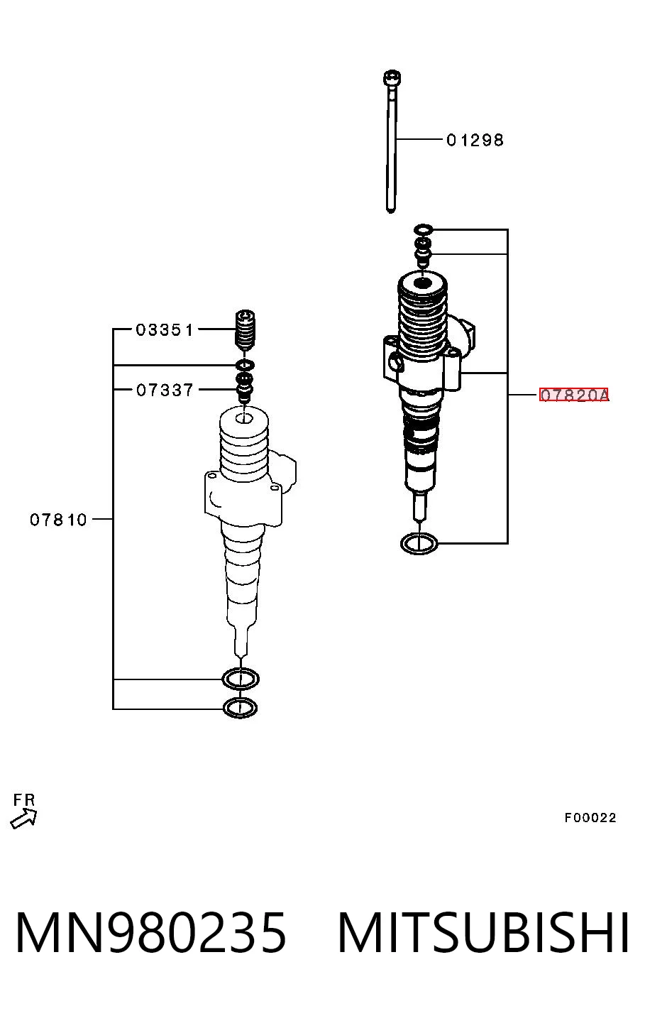 MN980235 Mitsubishi