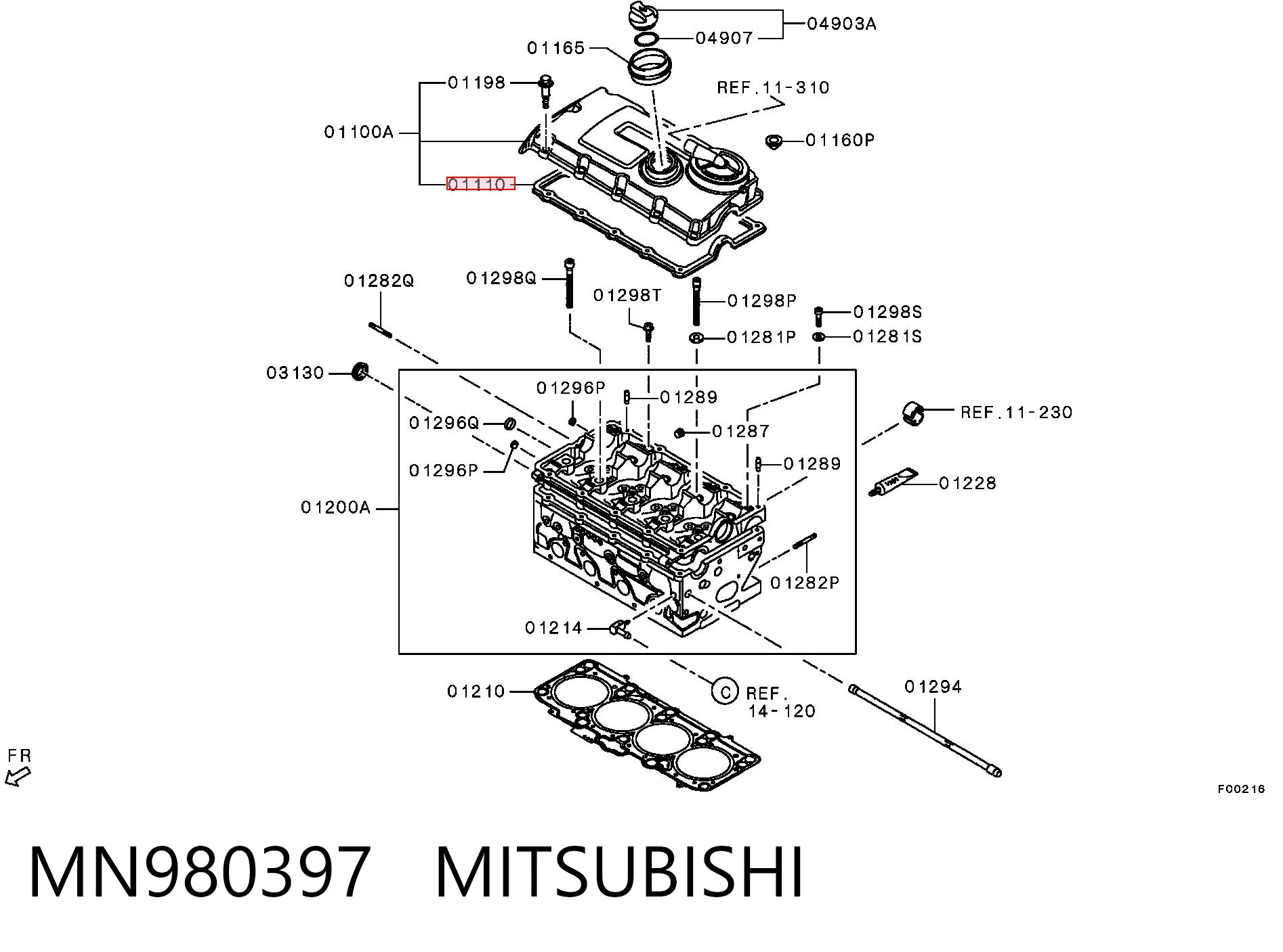 MN980397 Mitsubishi
