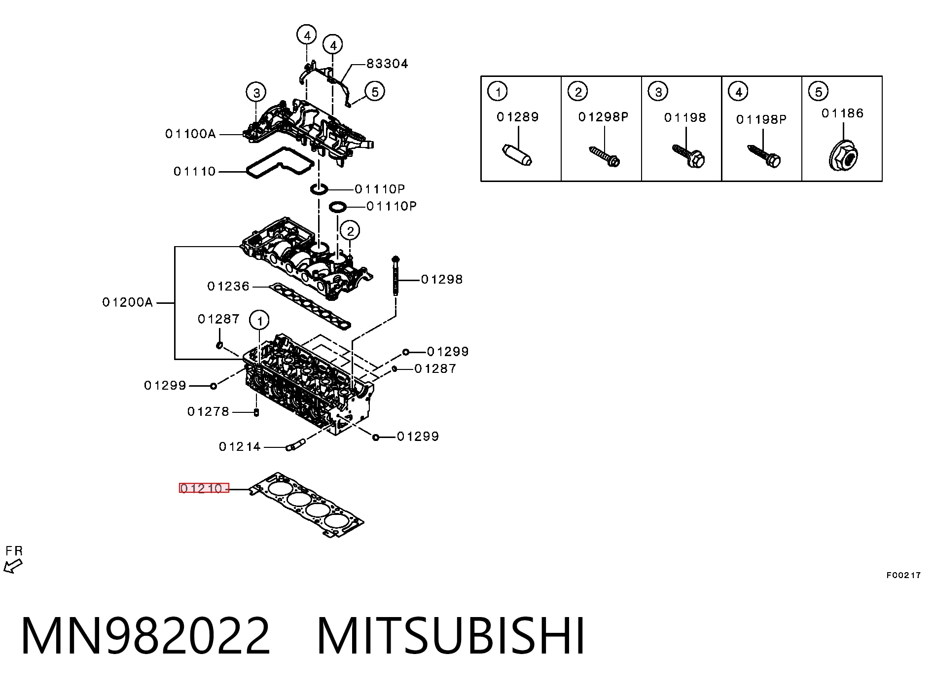 MN982022 Mitsubishi