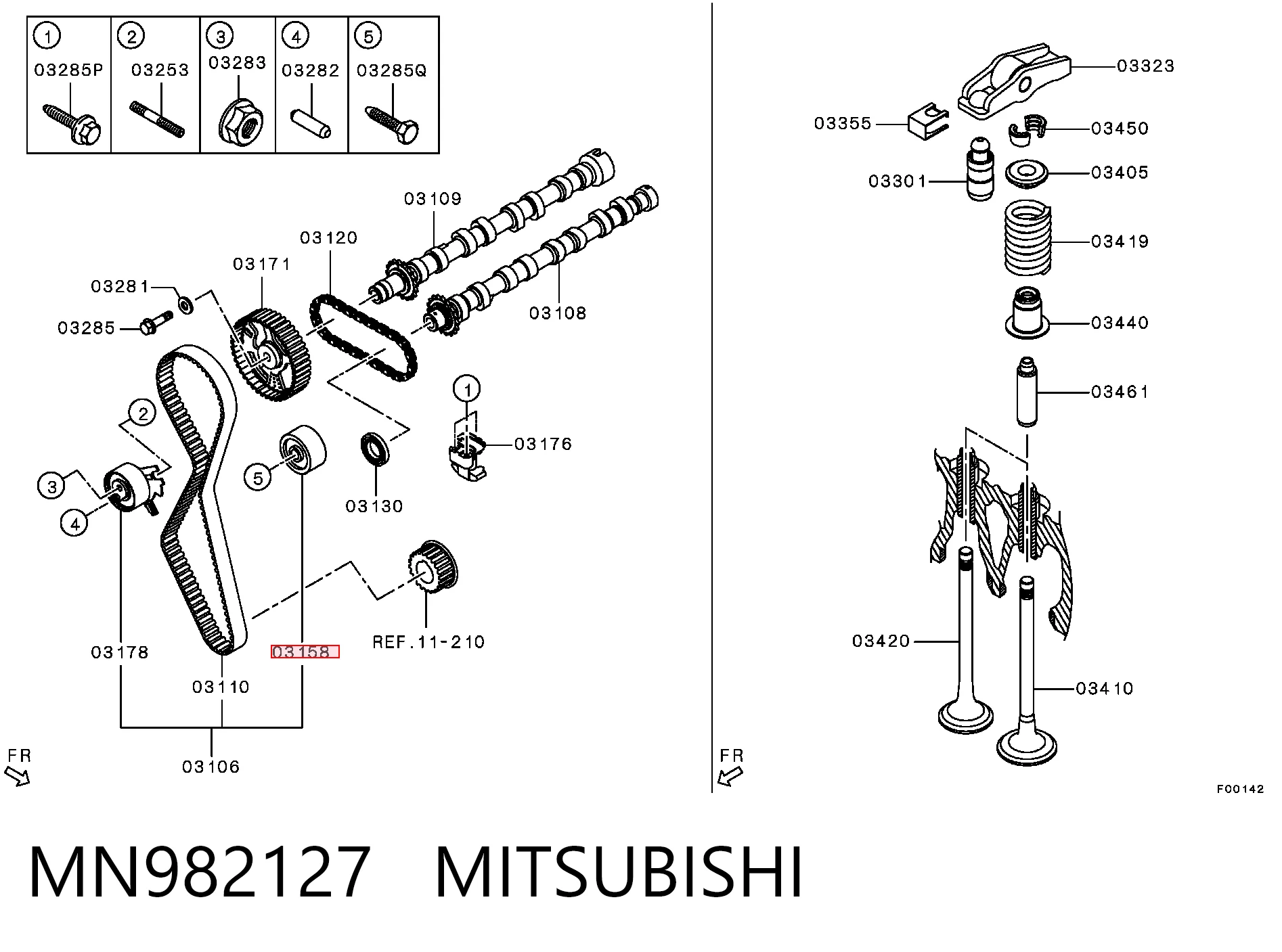MN982127 Mitsubishi