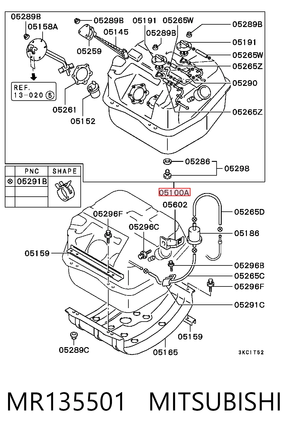 MR135501 Mitsubishi