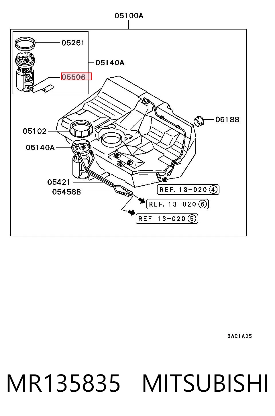 MR135835 Mitsubishi