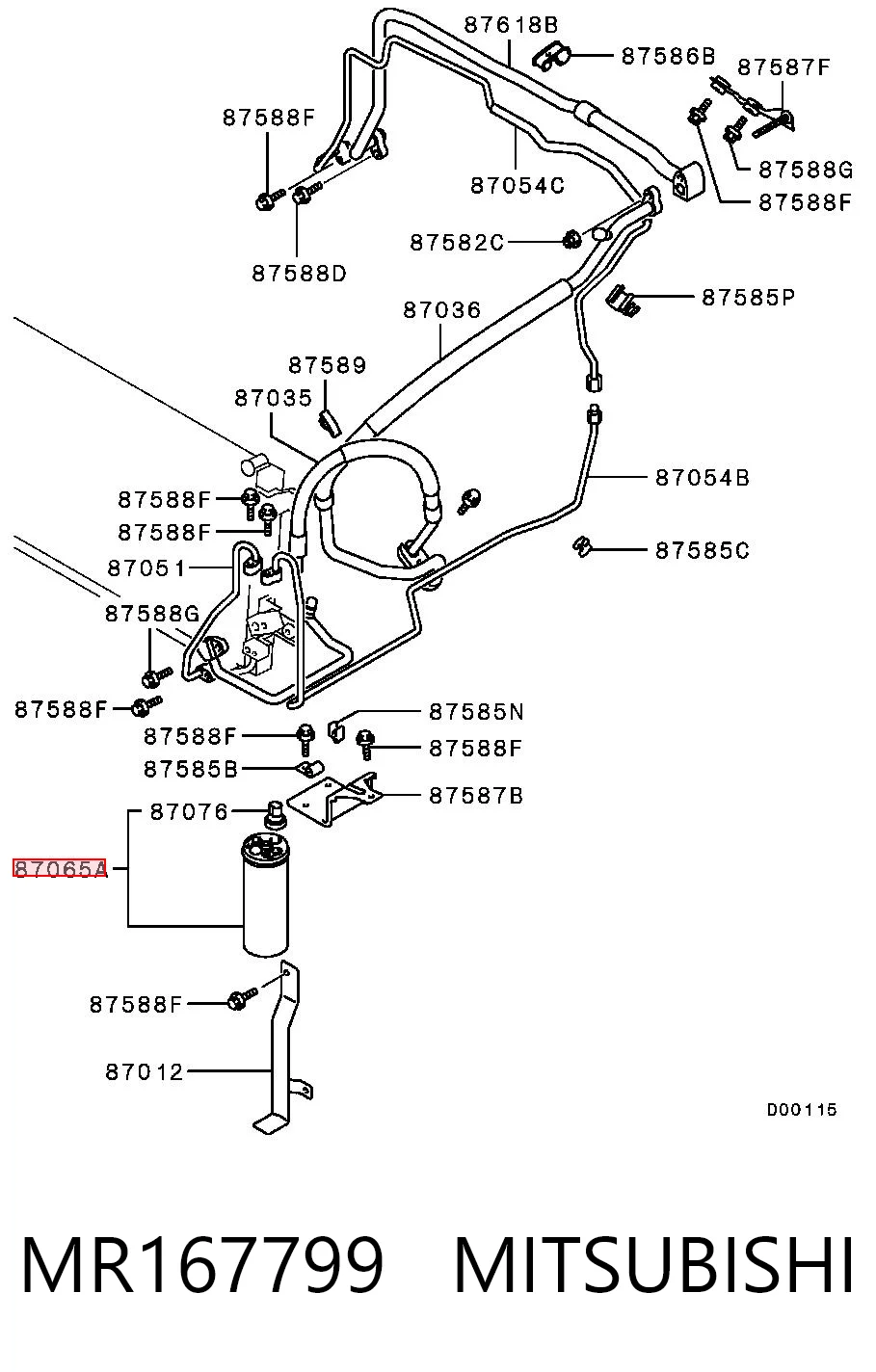 MR167799 Mitsubishi