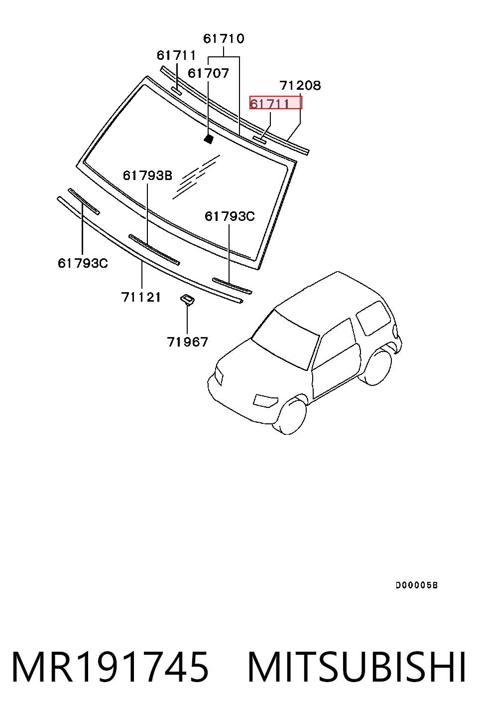 MR191745 Mitsubishi