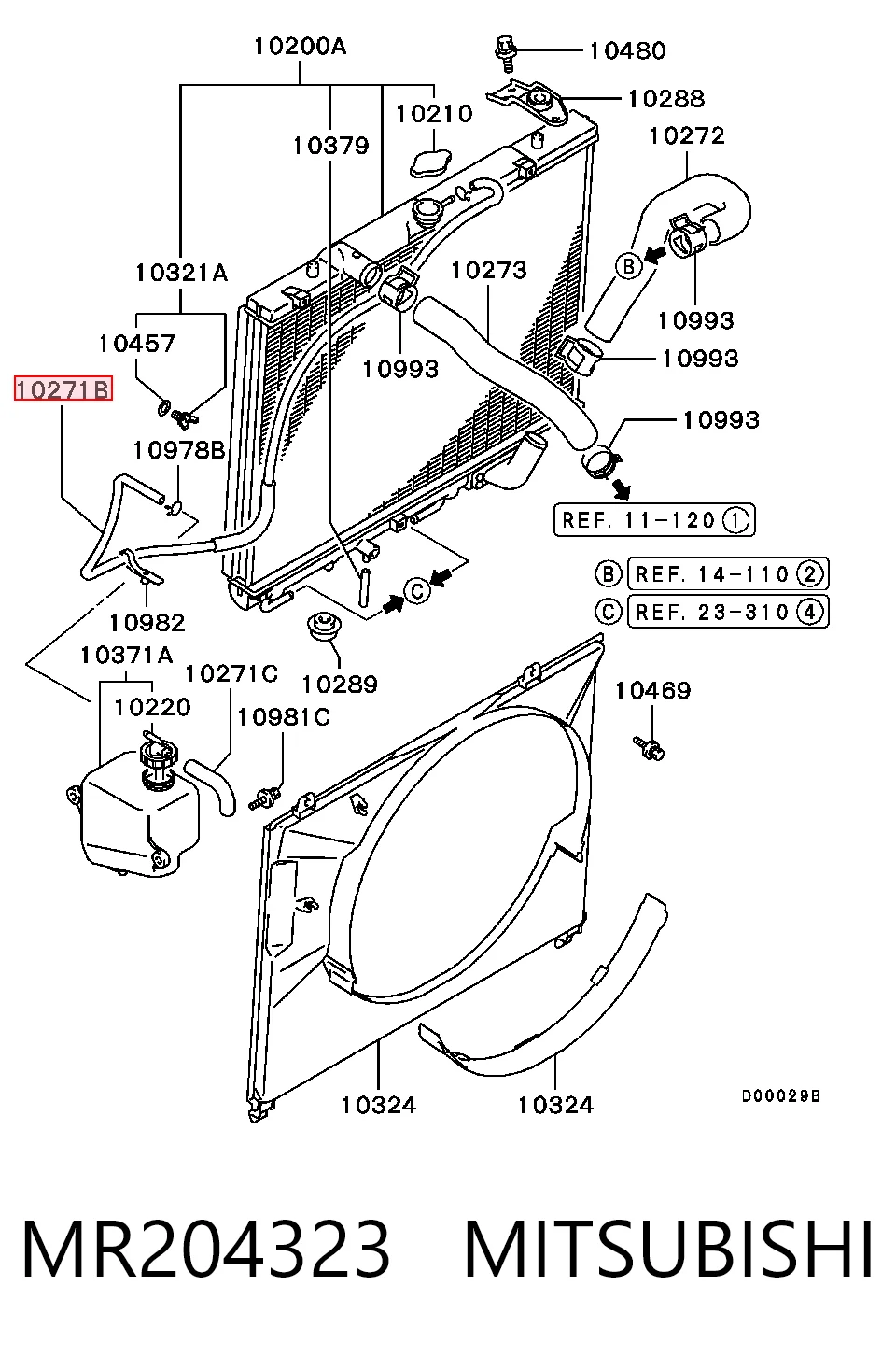 MR204323 Mitsubishi