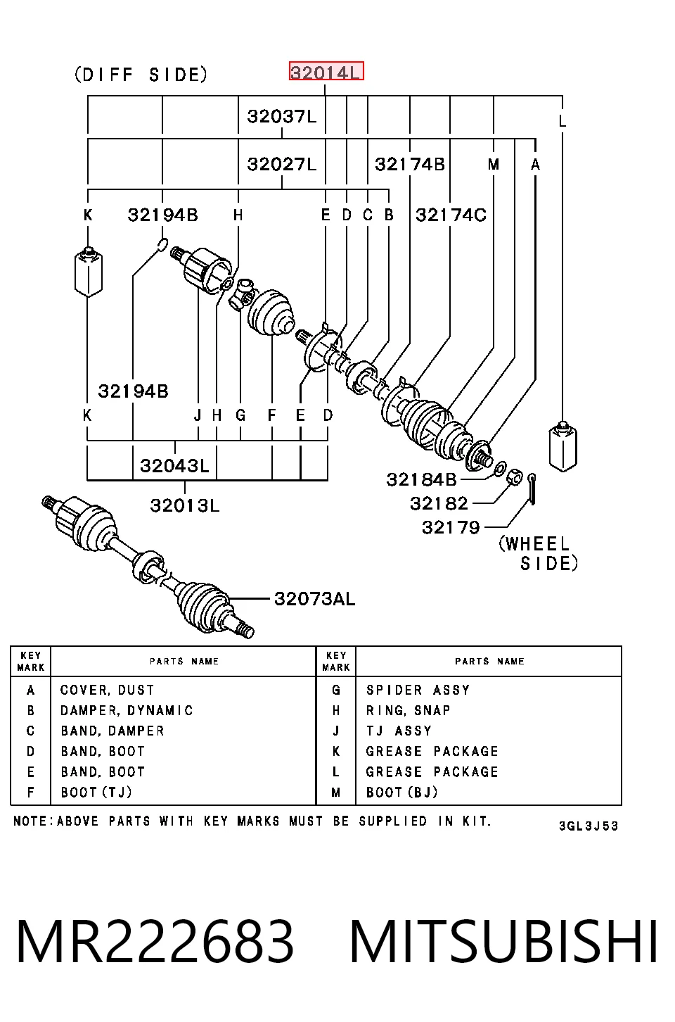 MR222683 Mitsubishi