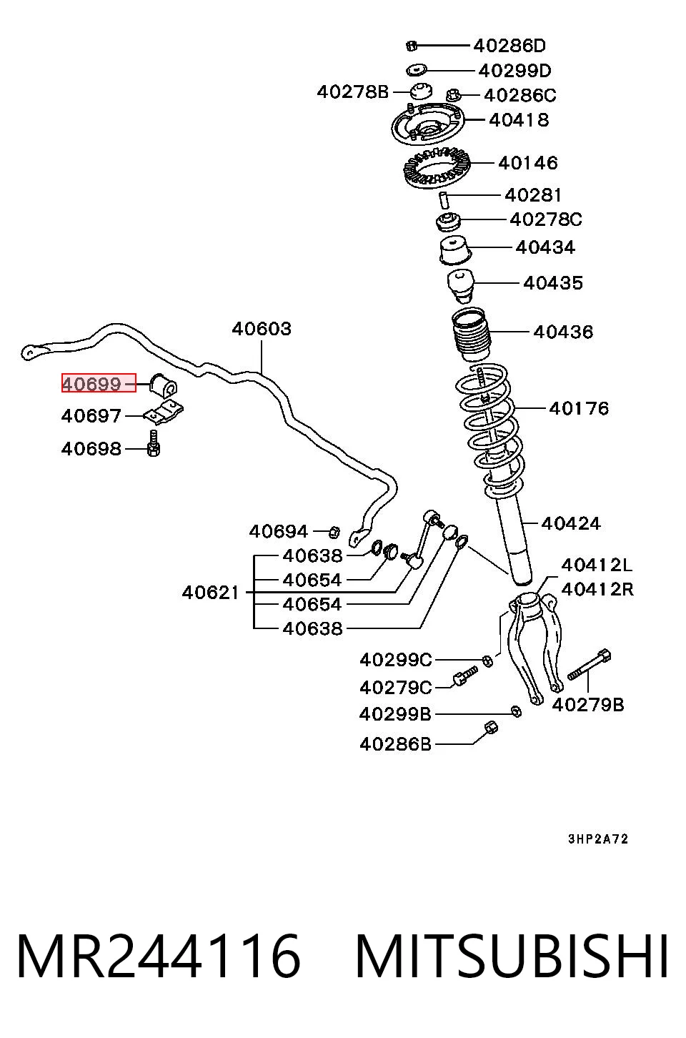 MR244116 Mitsubishi
