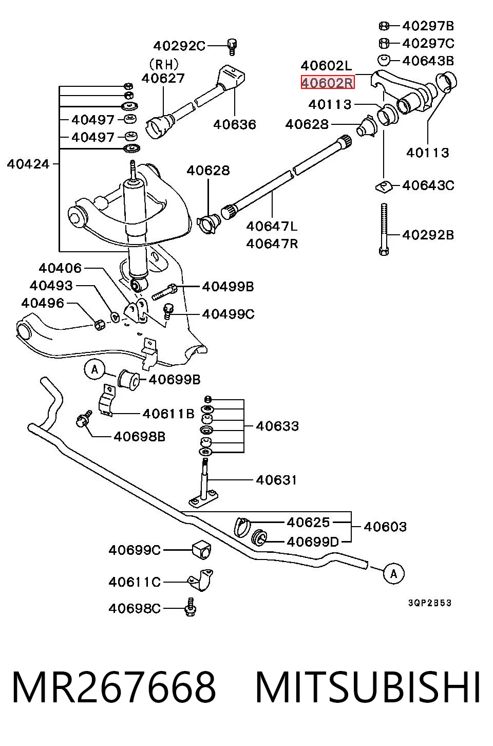 MR267668 Mitsubishi