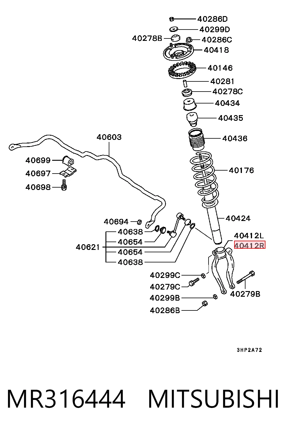 MR316444 Mitsubishi