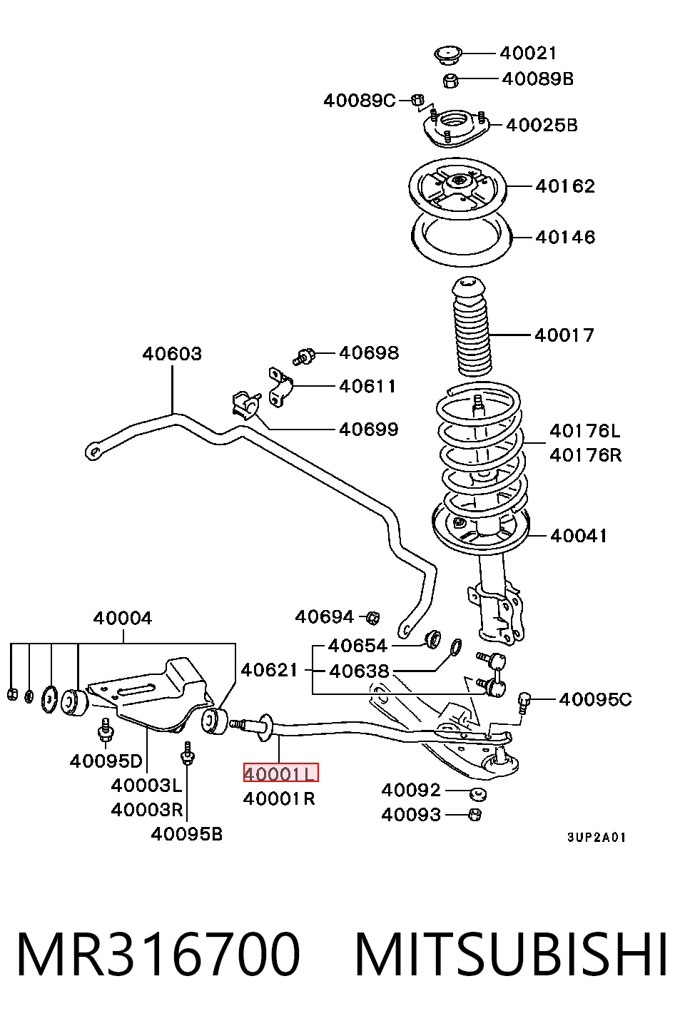 MR316700 Mitsubishi