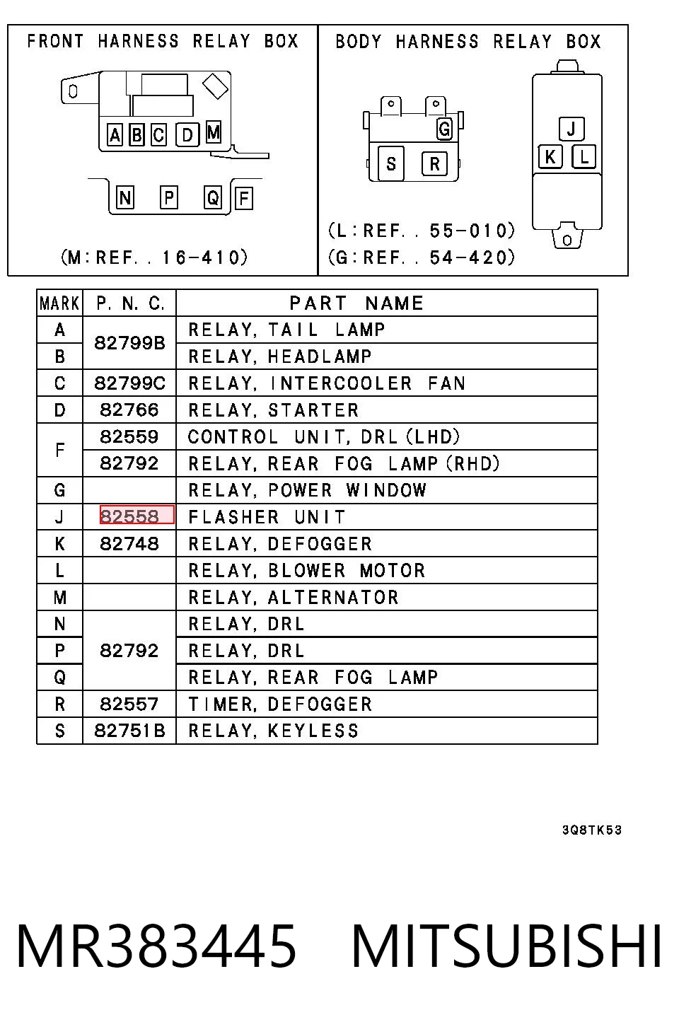 MR383445 Mitsubishi