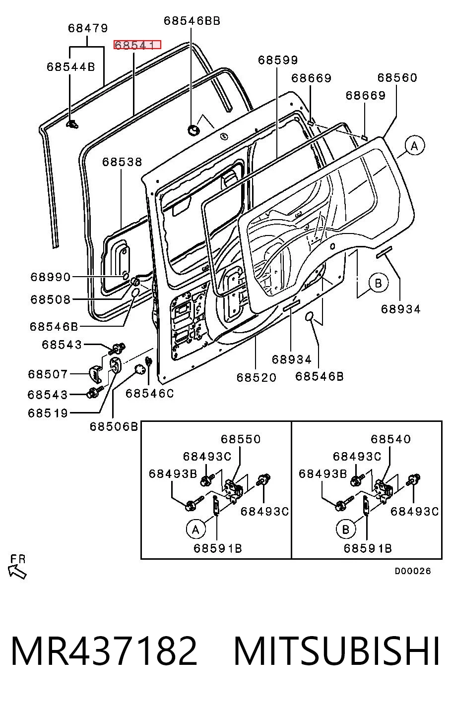 MR437182 Mitsubishi
