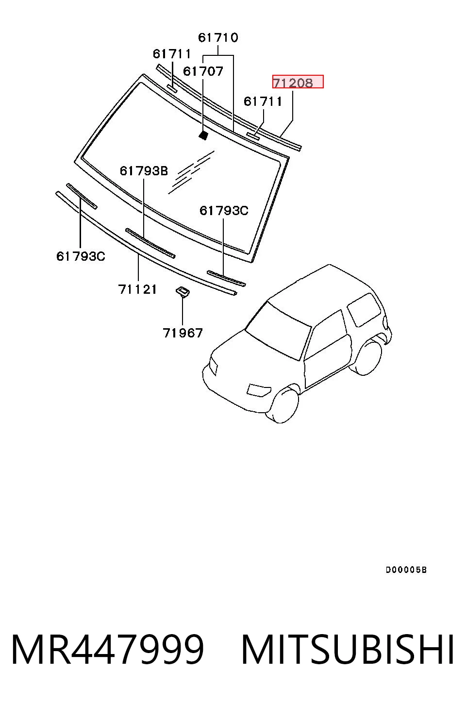 MR447999 Mitsubishi