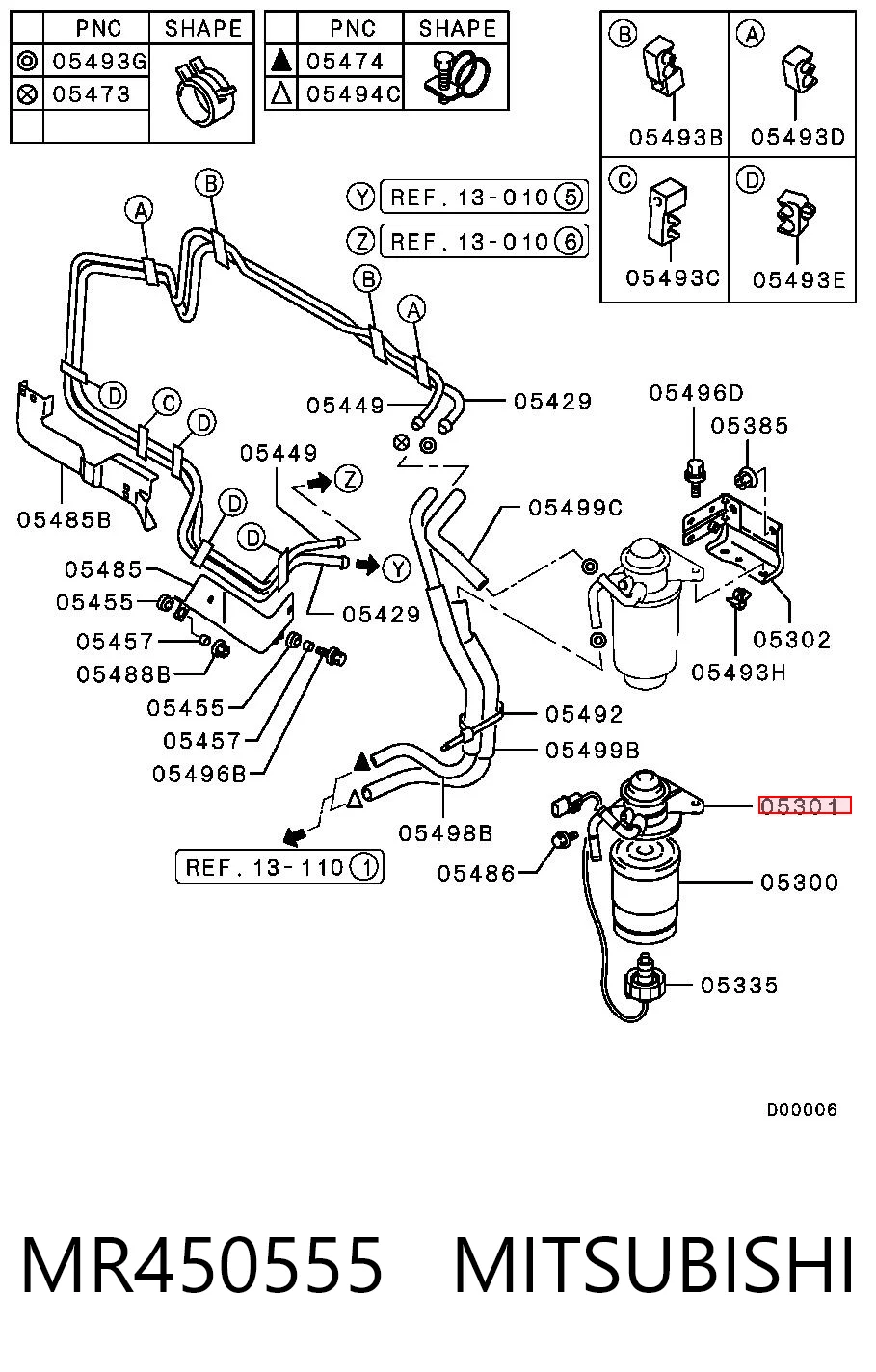 MR450555 Mitsubishi
