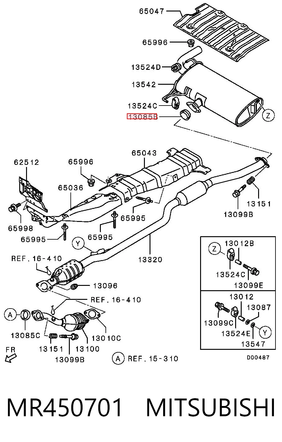 MR450701 Mitsubishi