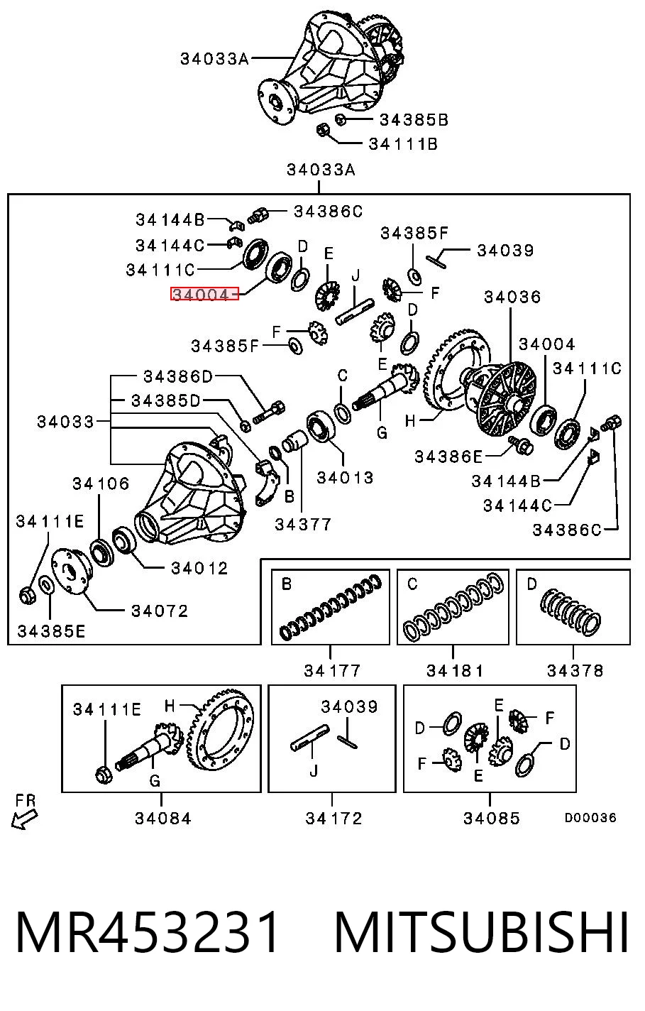 MR453231 Mitsubishi
