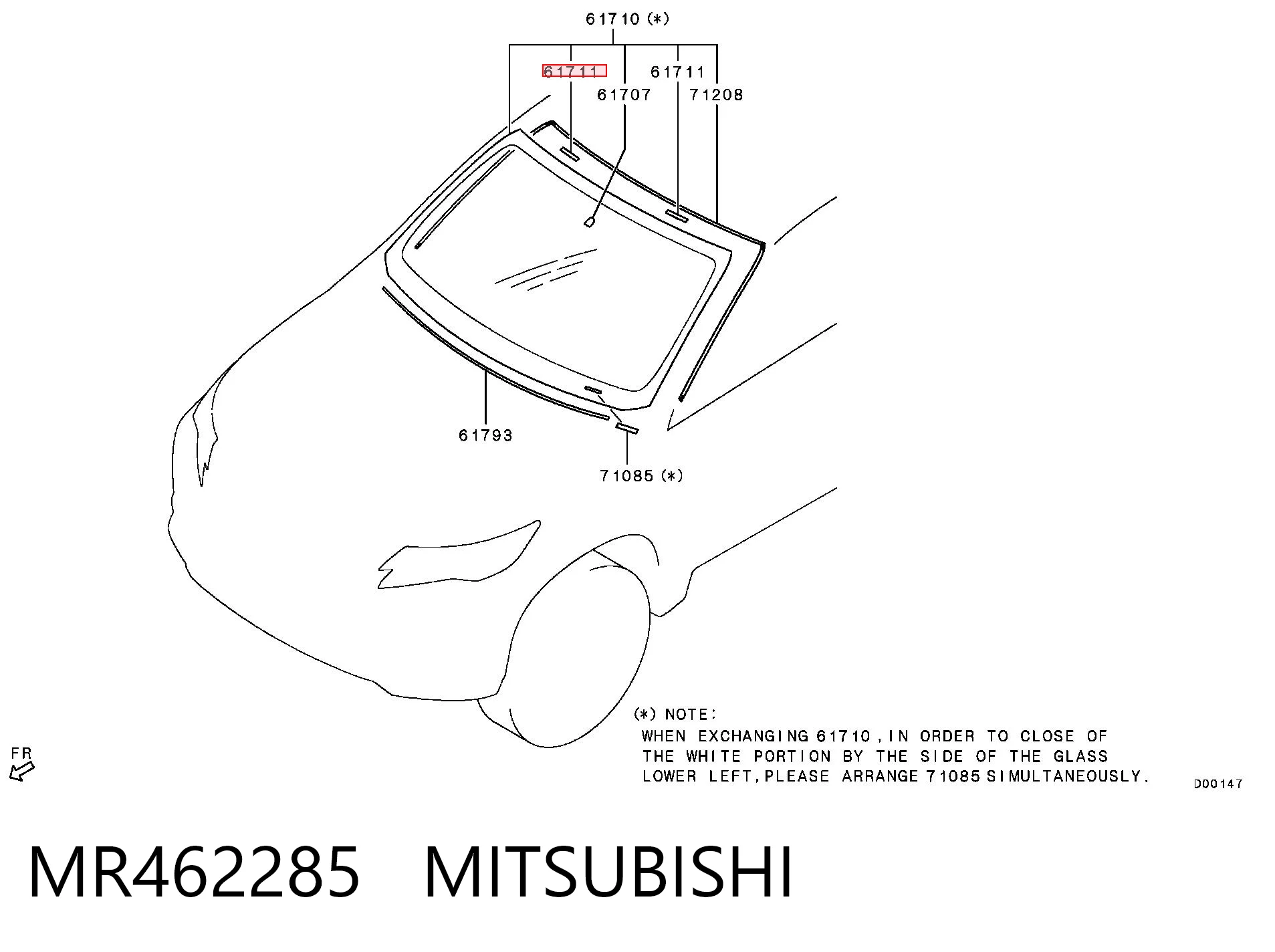 MR462285 Mitsubishi