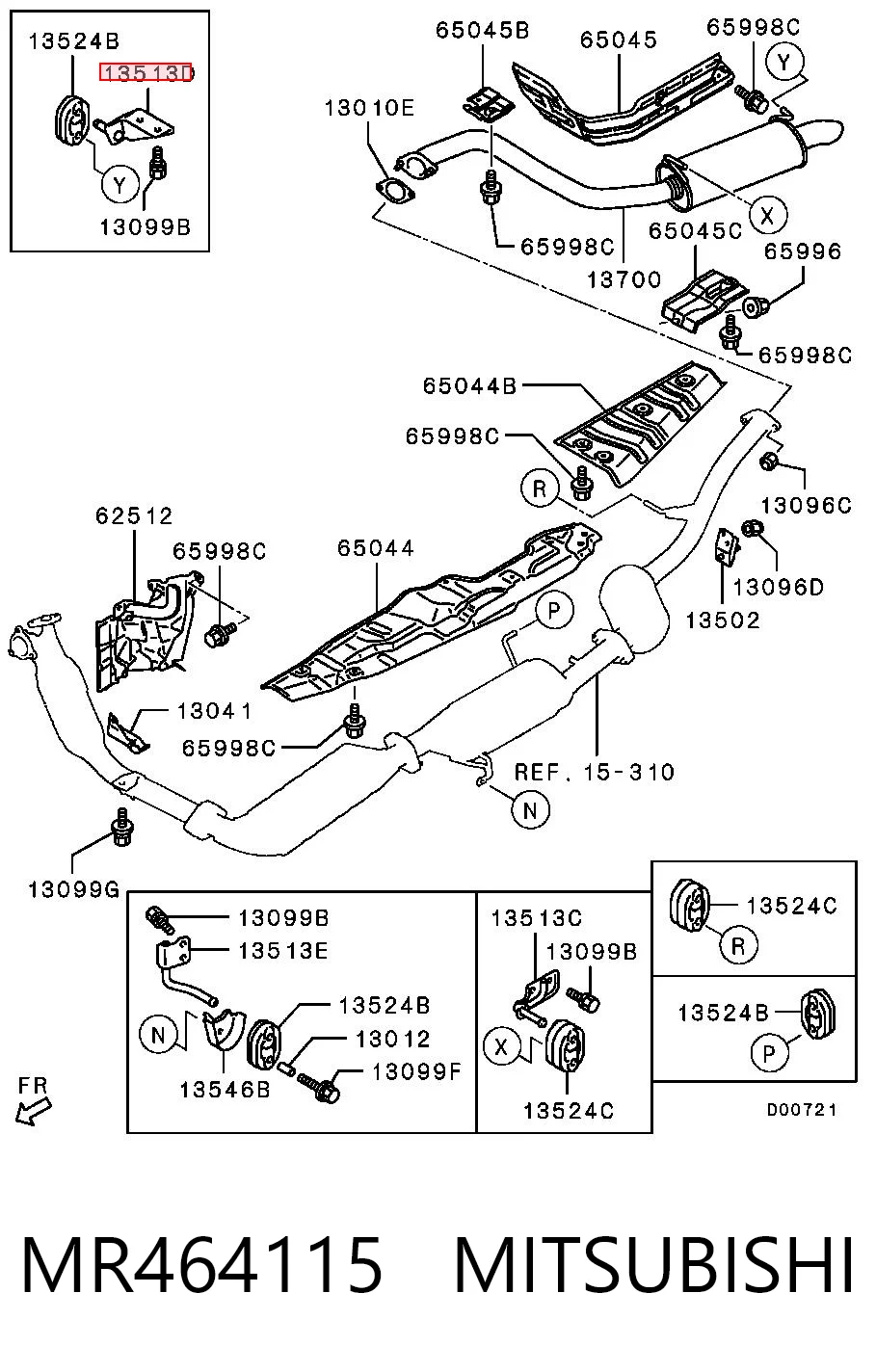 MR464115 Mitsubishi