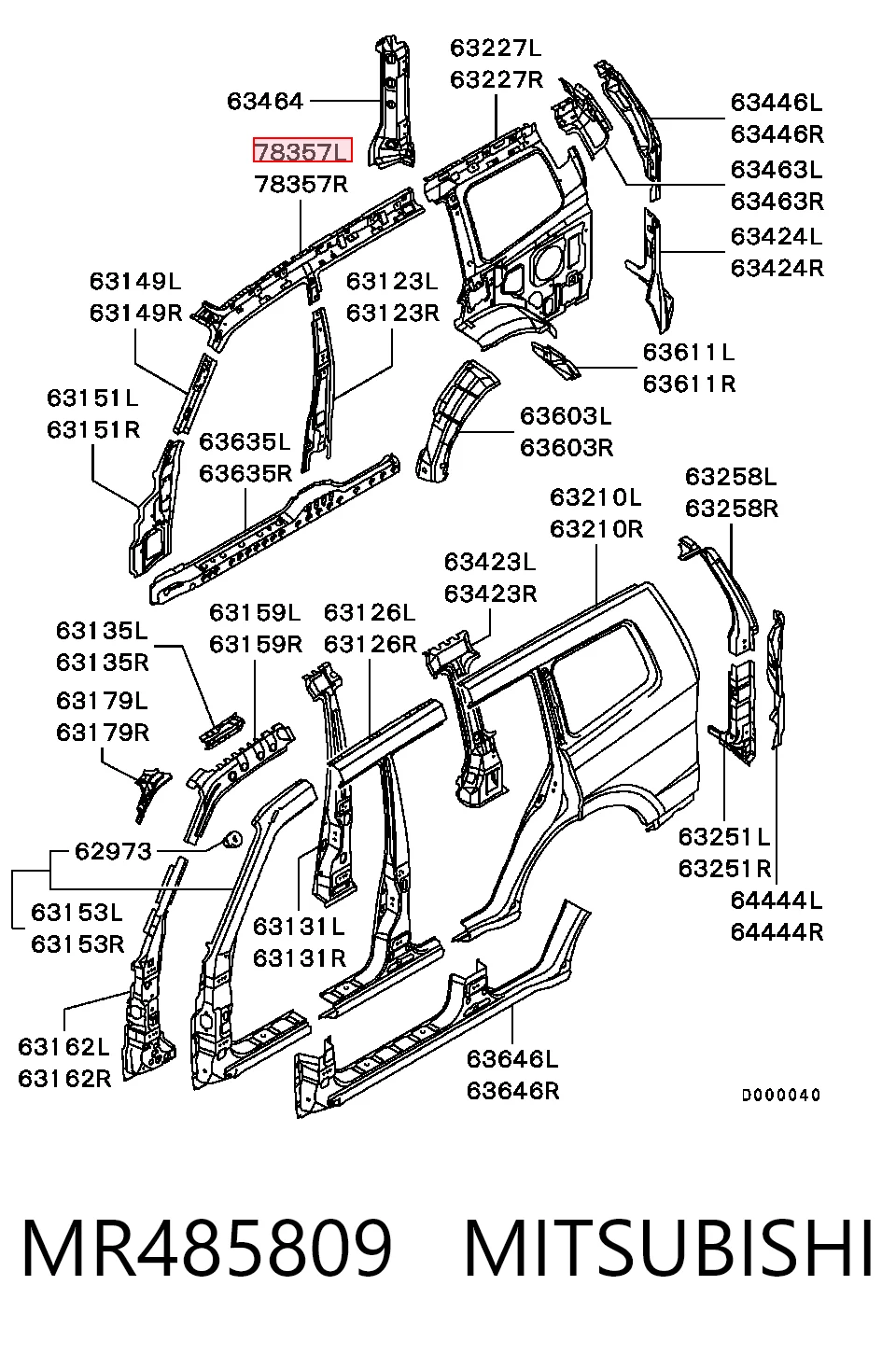 MR485809 Mitsubishi