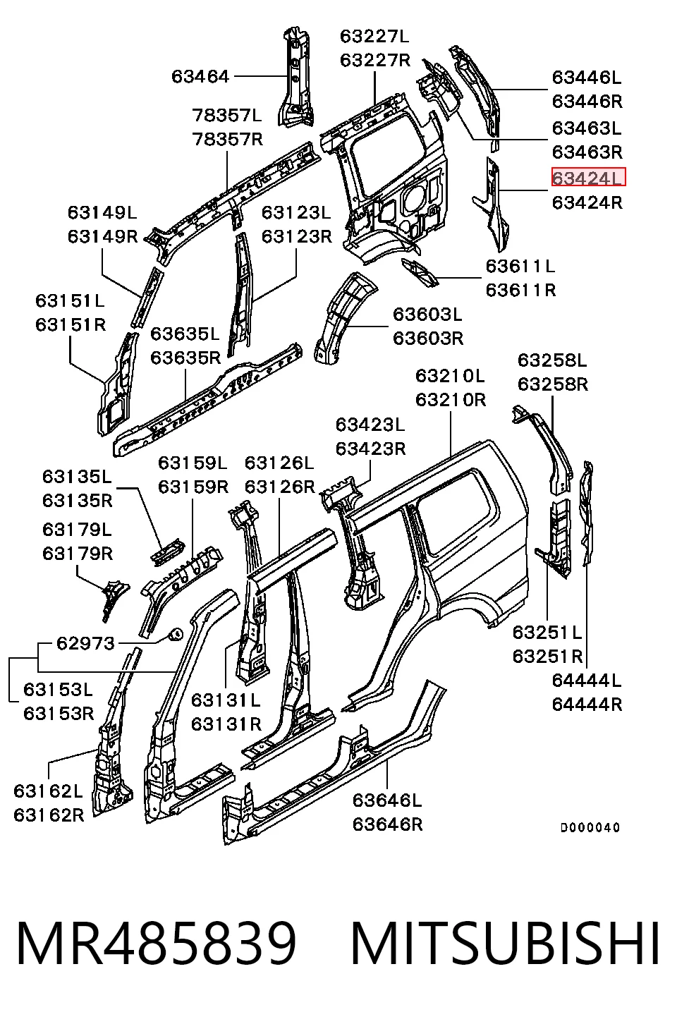 MR485839 Mitsubishi