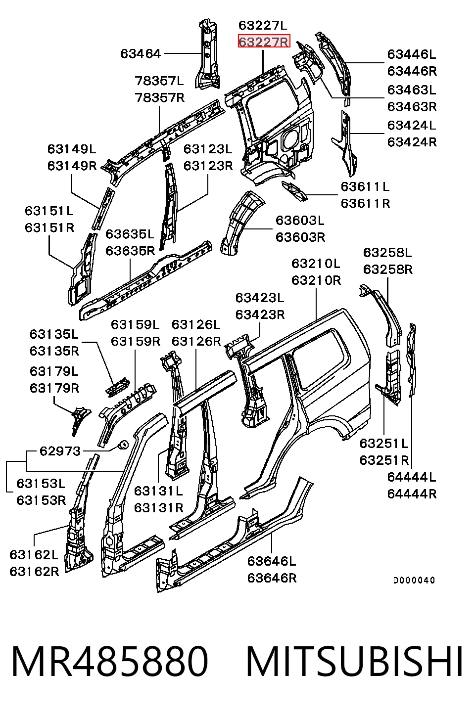 MR485880 Mitsubishi