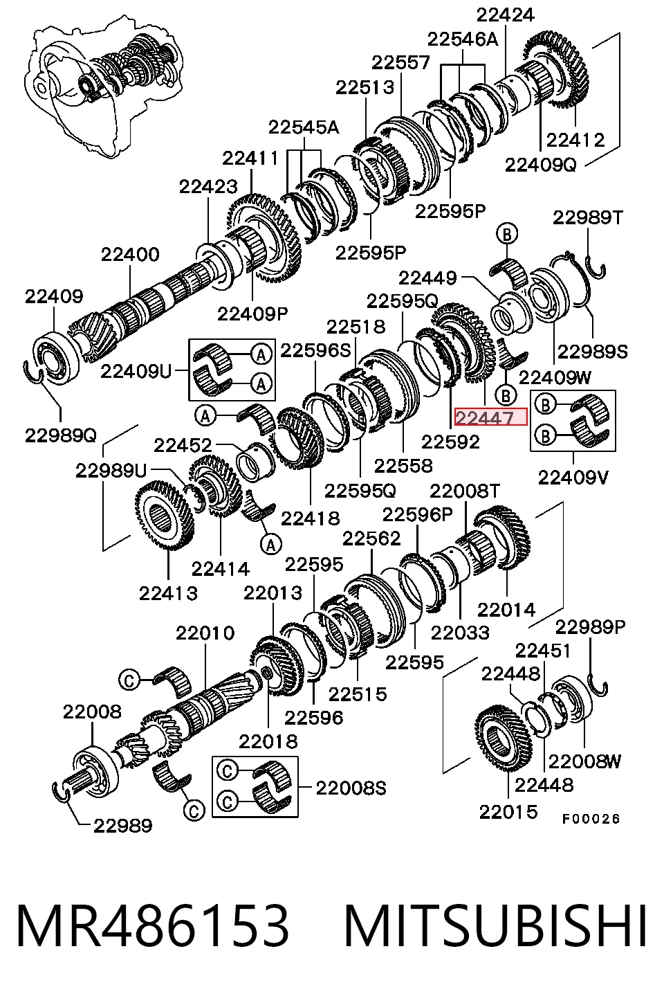 MR486153 Mitsubishi