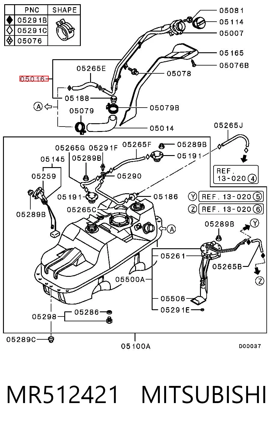 MR512421 Mitsubishi