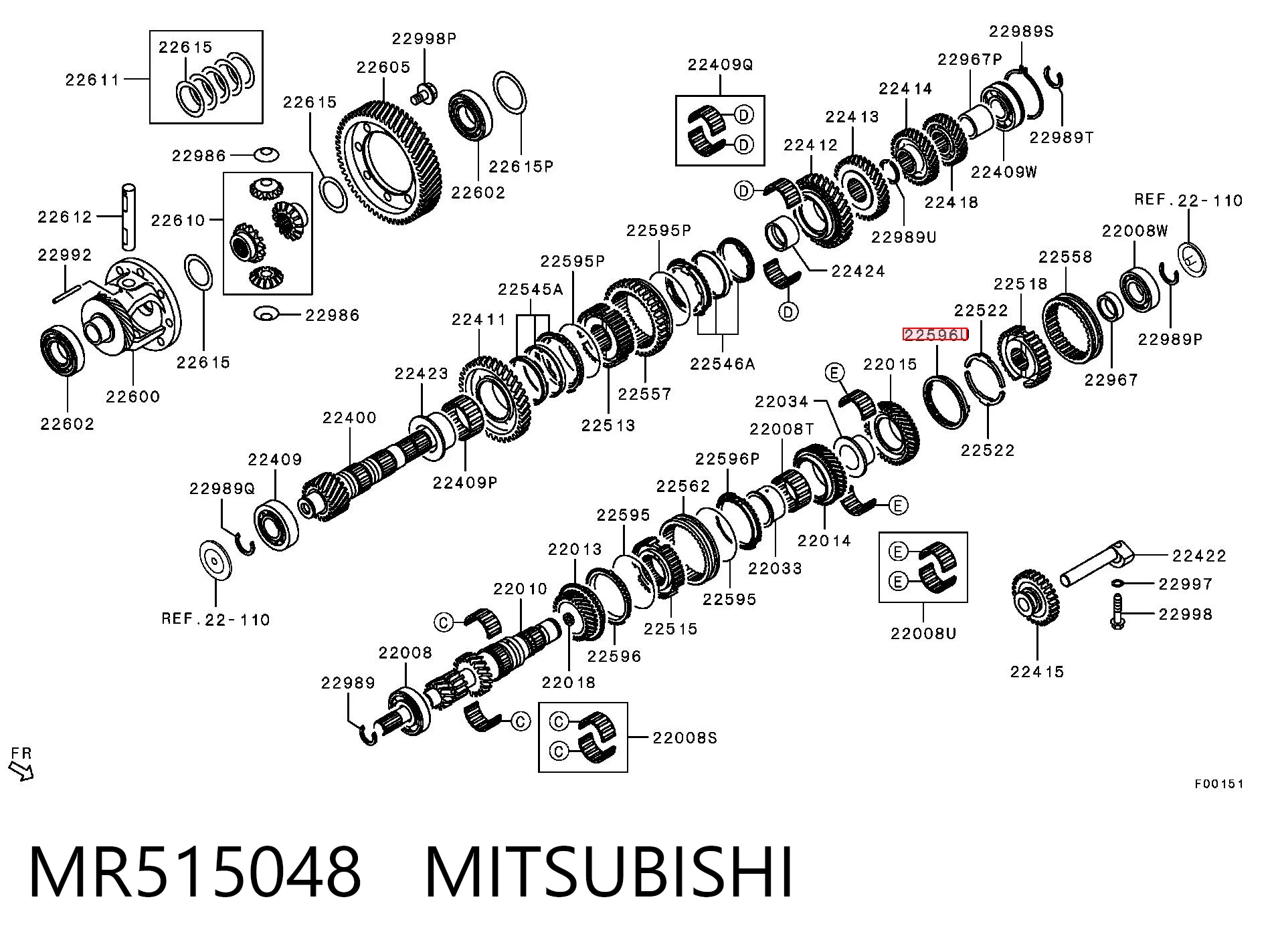 MR515048 Mitsubishi
