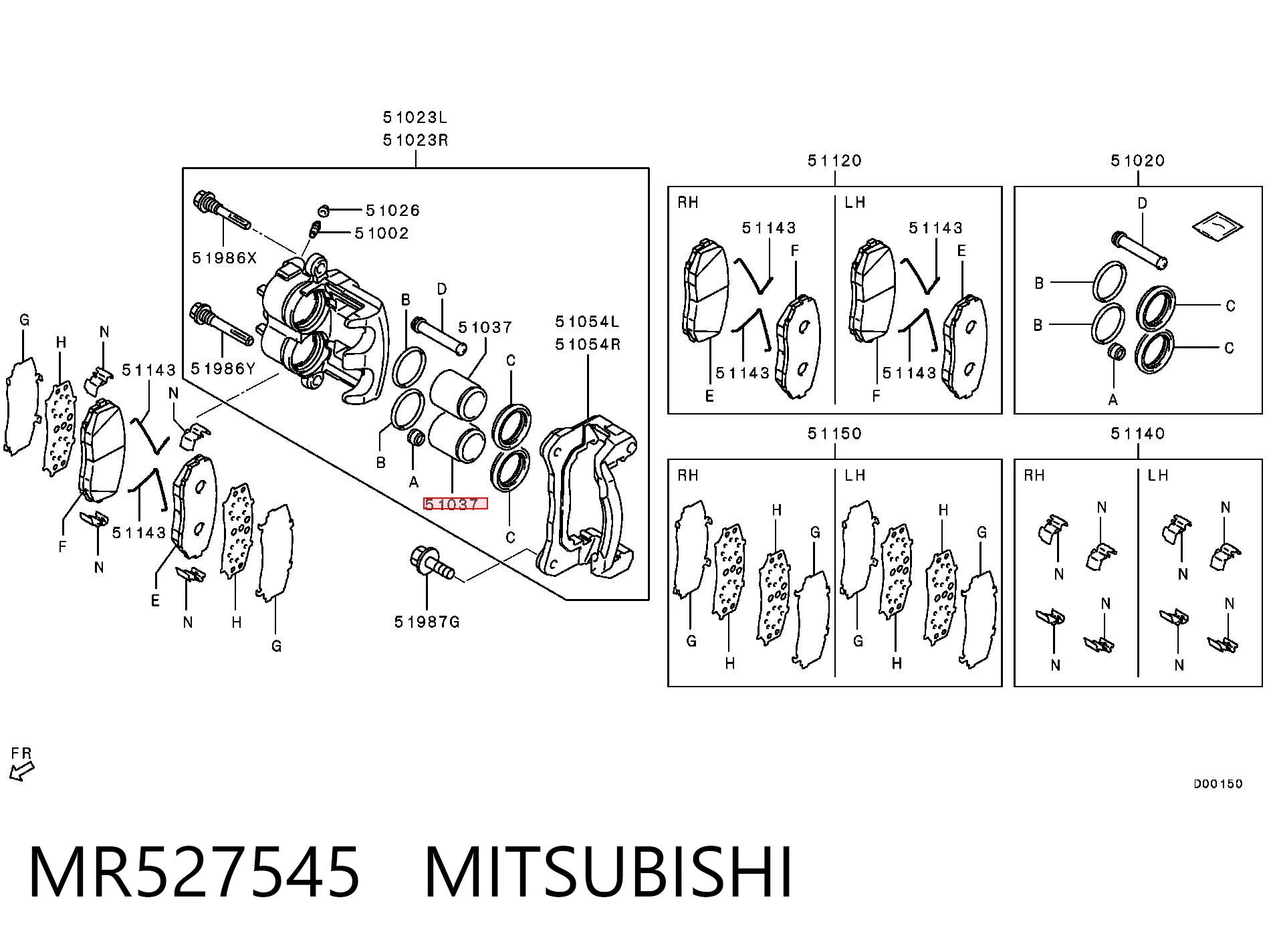 MR527545 Mitsubishi