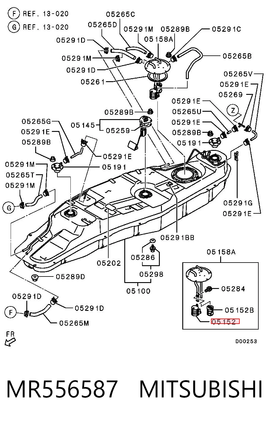 MR556587 Mitsubishi
