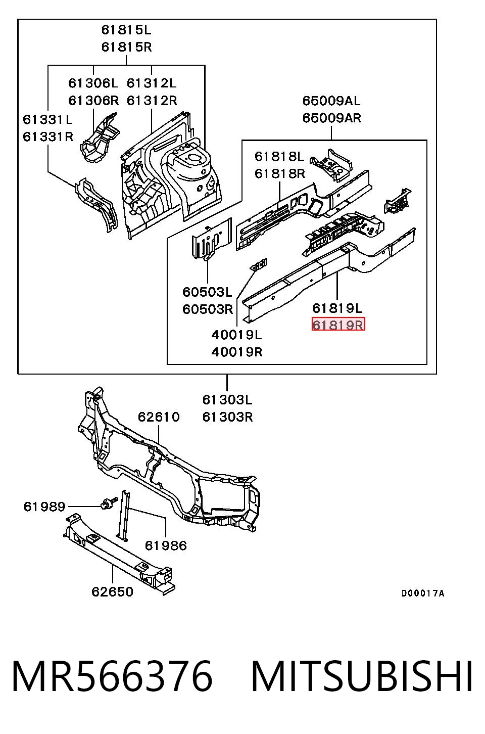 MR566376 Mitsubishi