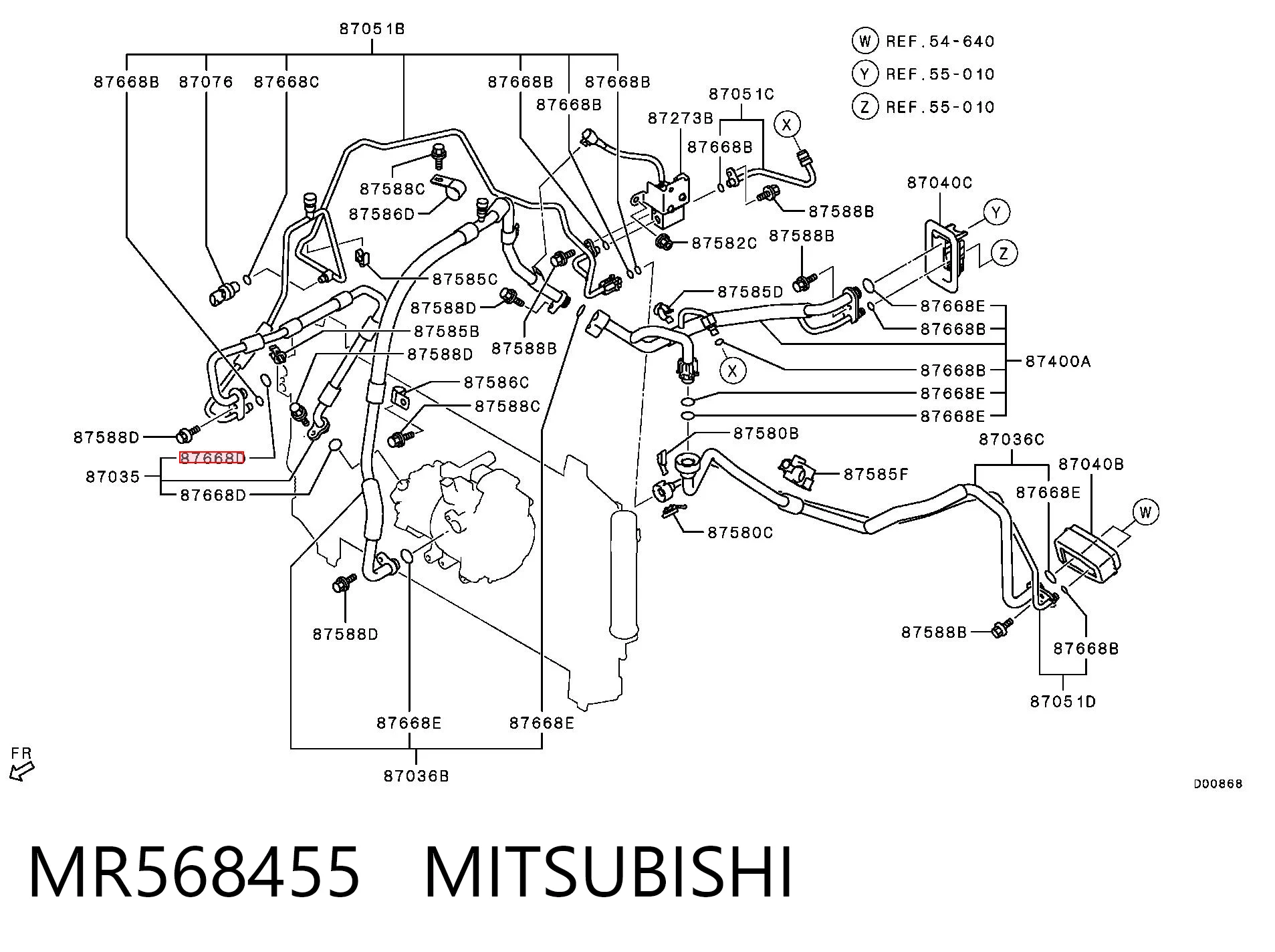 MR568455 Mitsubishi
